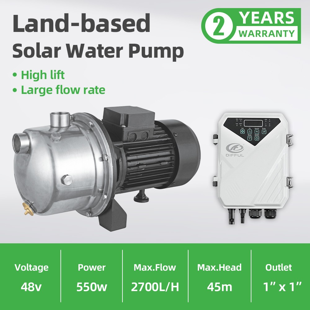 DC Solar Water Pressure Jet Pump High Pressure 48V well pump kit Controller