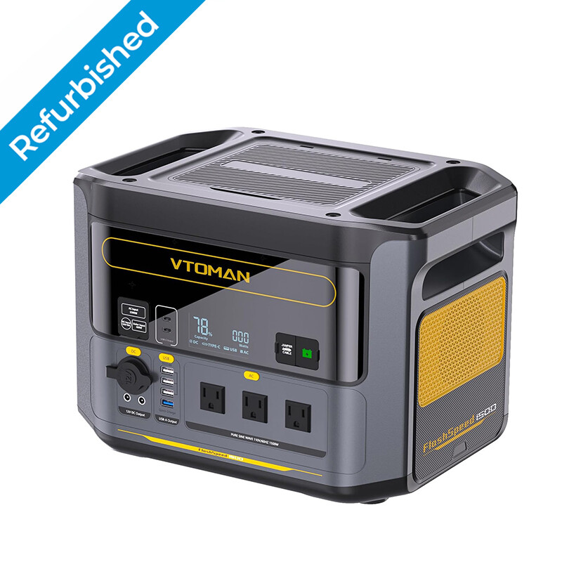 VTOMAN FlashSpeed 1500 Portable Power Station 1548Wh, With UPS Fast Charging