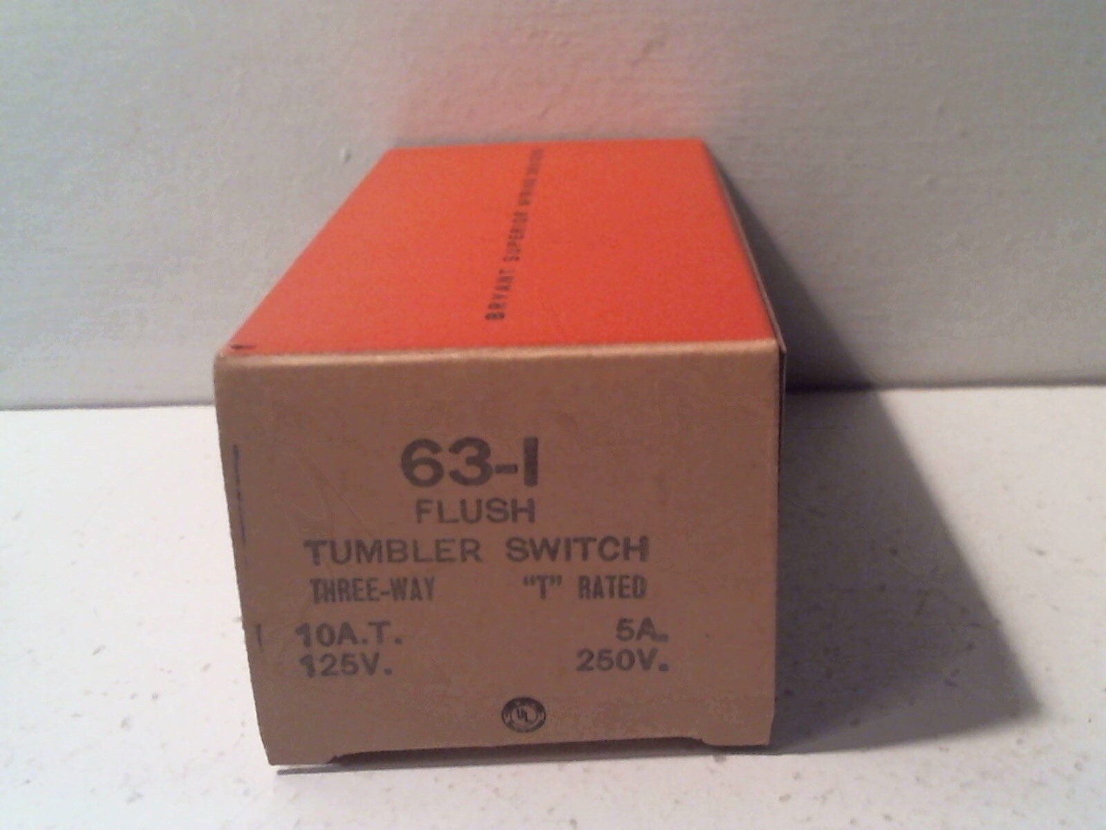 NEW BRYANT 63-1 FLUSH TUMBLER SWITCH – 3 WAY – T RATED