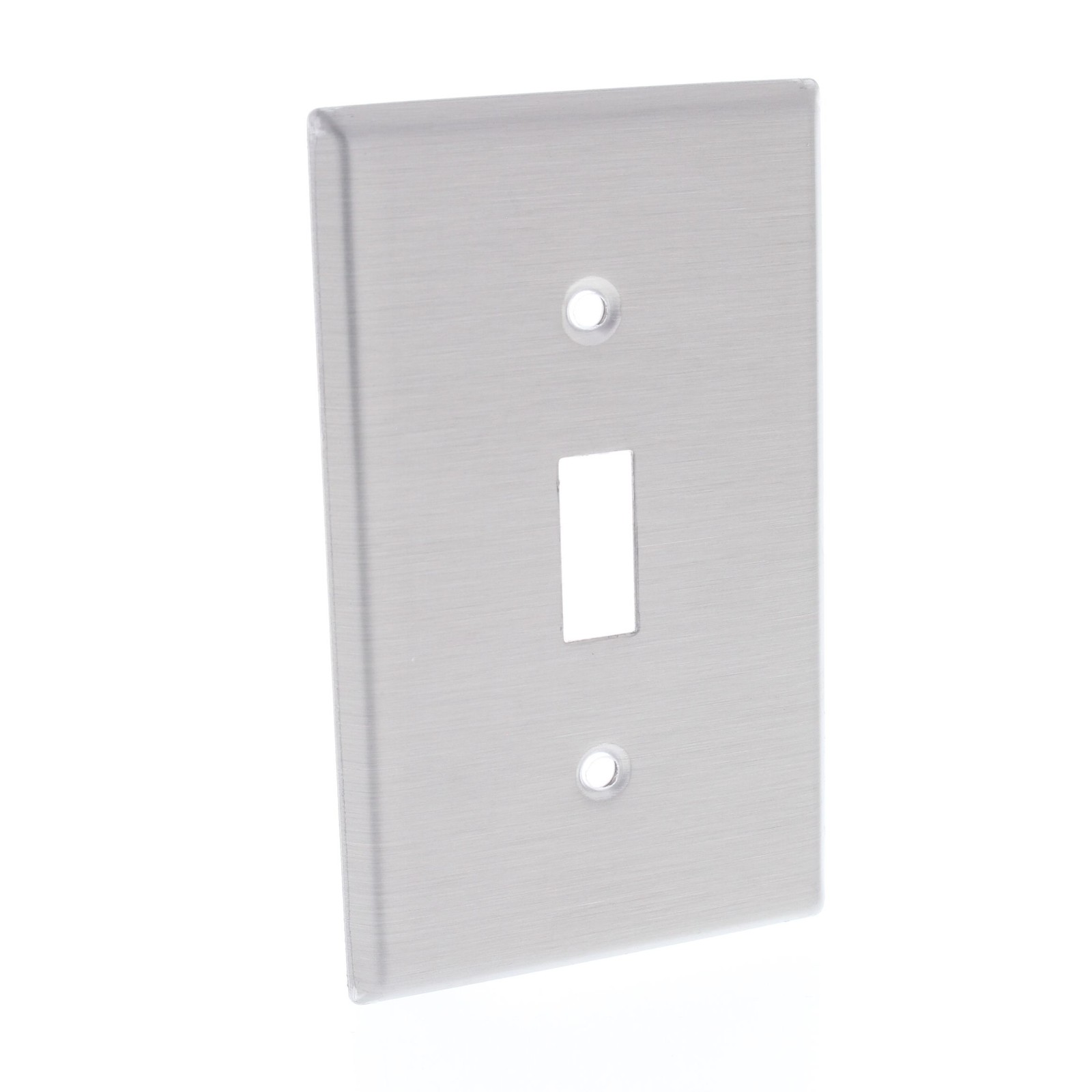 Leviton NON-MAG Stainless Steel 1-Gang Toggle Switch Cover Wall Plate 84001-40