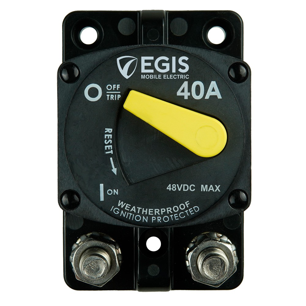 Egis 40A Surface Mount 87 Series Circuit Breaker 4704-040 UPC 850035199305