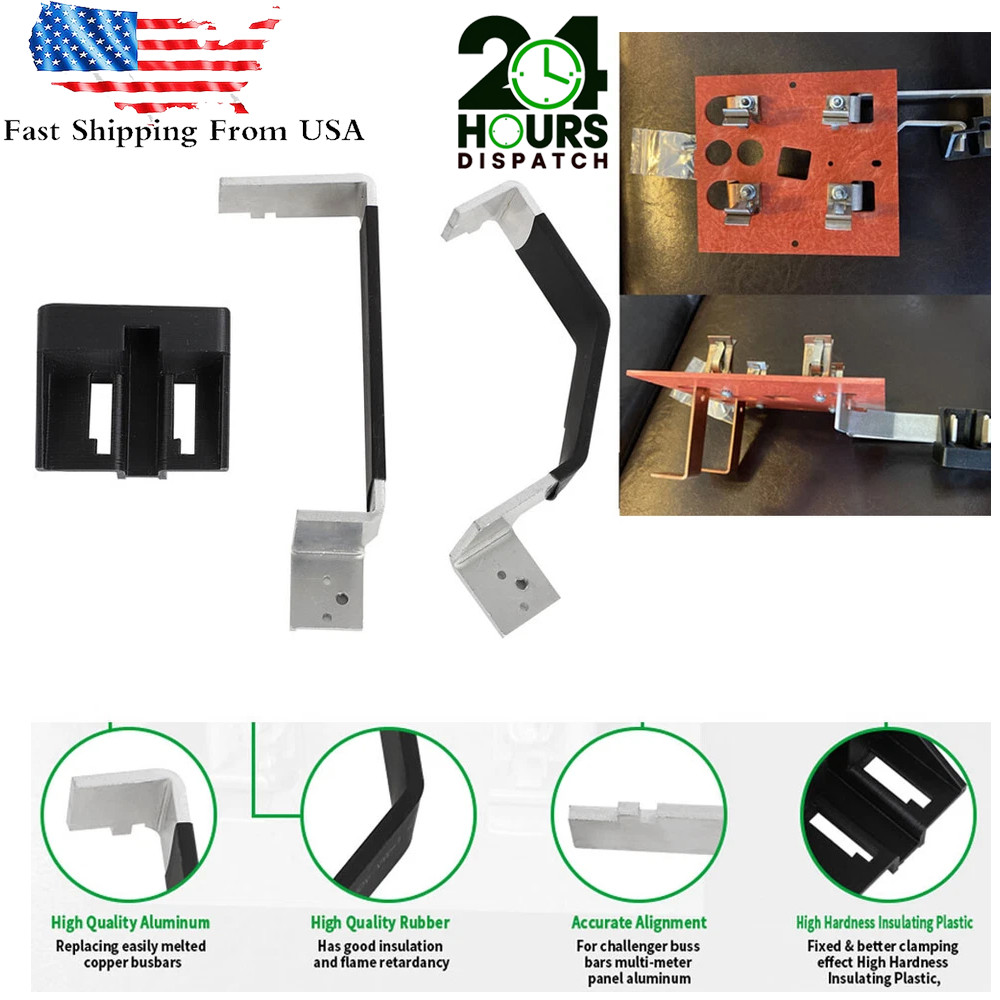 For Challenger Pack Meter Socket Bus Bar Replacement Kit 125A Panel w/Insulator