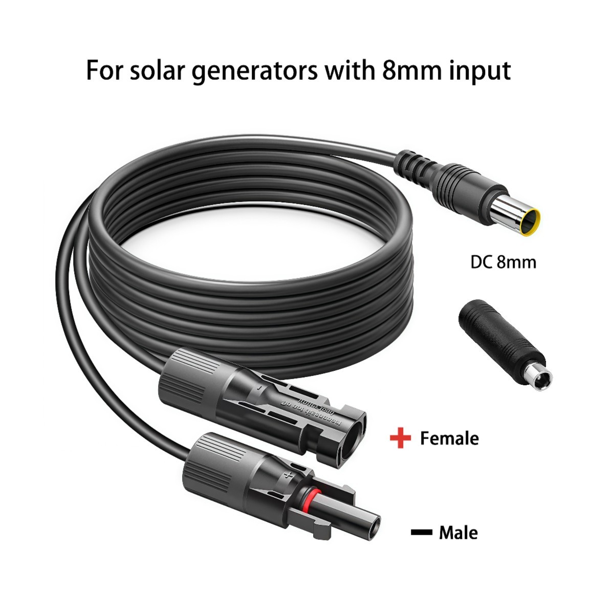 16.5FT Solar Cable with Panel Connector For Westinghouse iGen300s,iGen600s