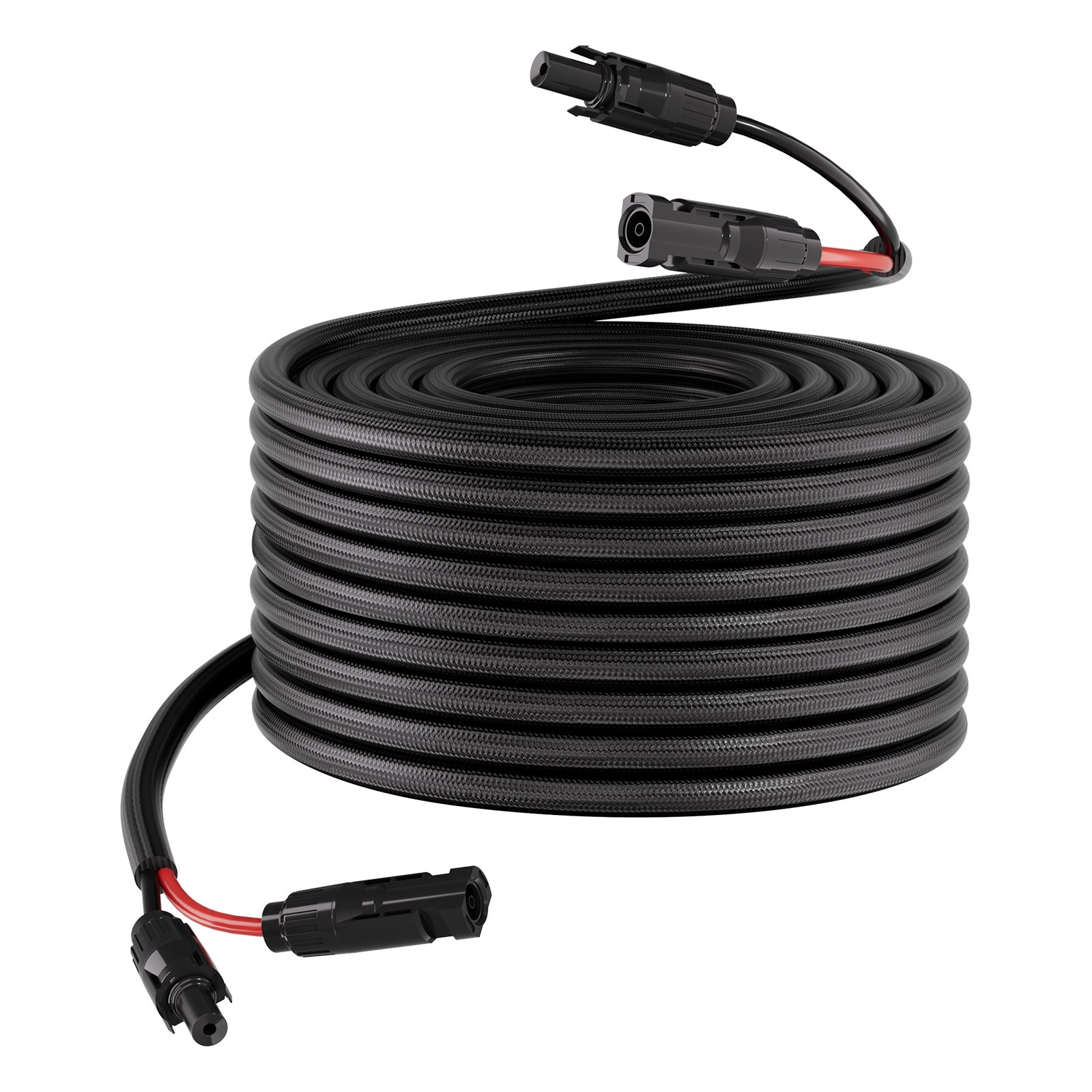 Uimoso 100FT Solar Panel Cable 10AWG with Connectors for Extension