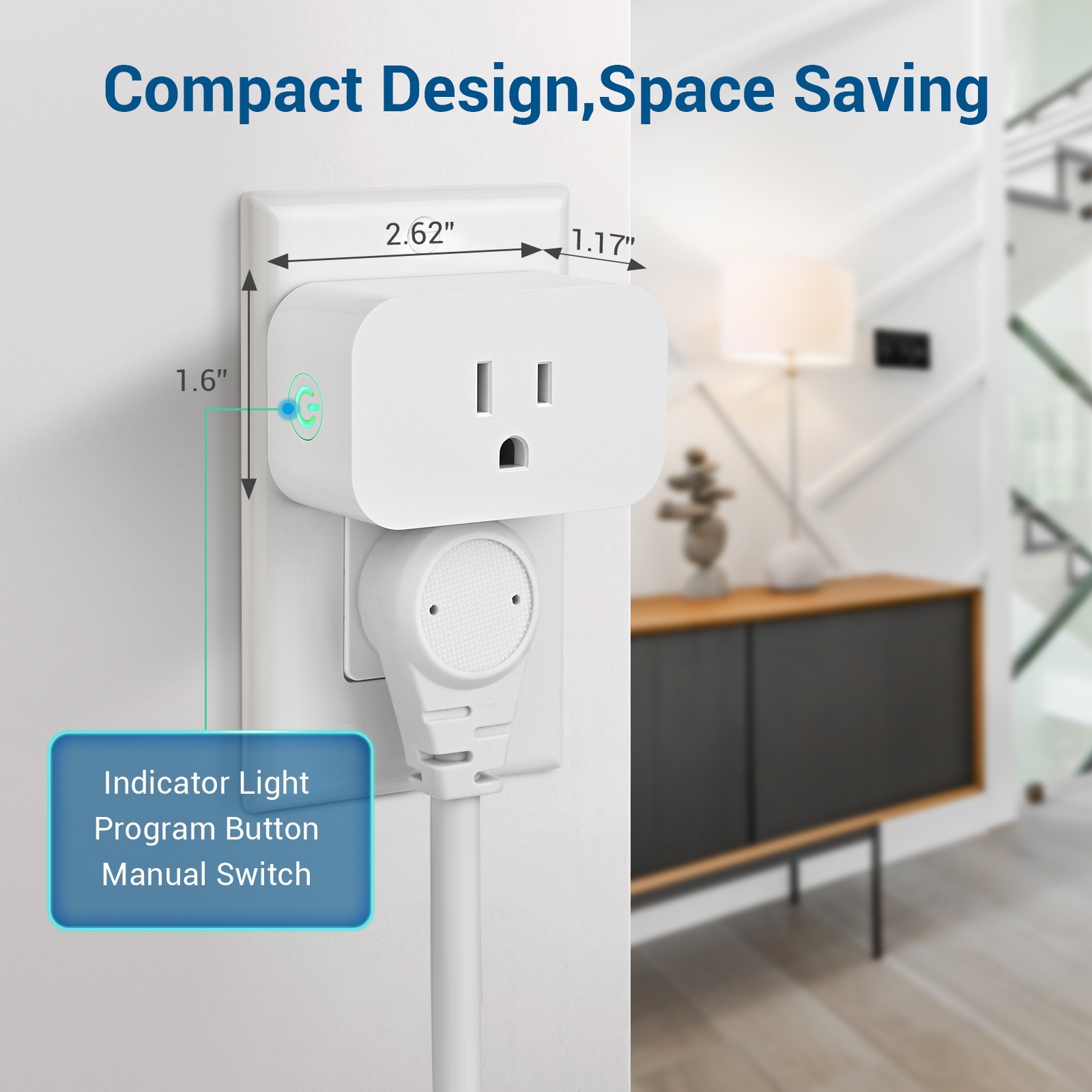Dewenwils Dewenwils 2 Independent Remote Control Outlet Programmable Dual-use