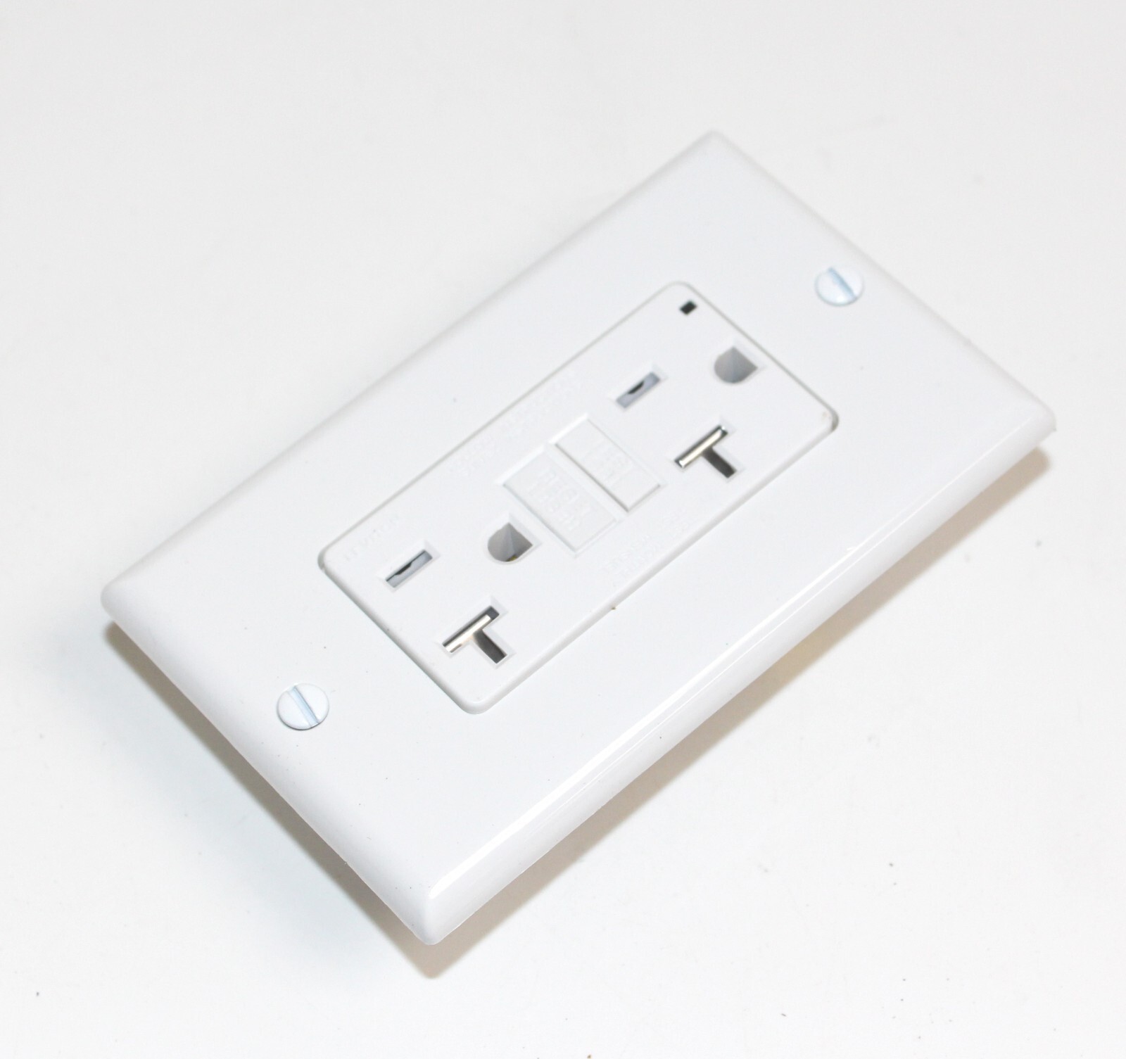 (2 Pack) GFTR2-W Smartest Self-Test LED Smartlockpro Slim GFCI – White
