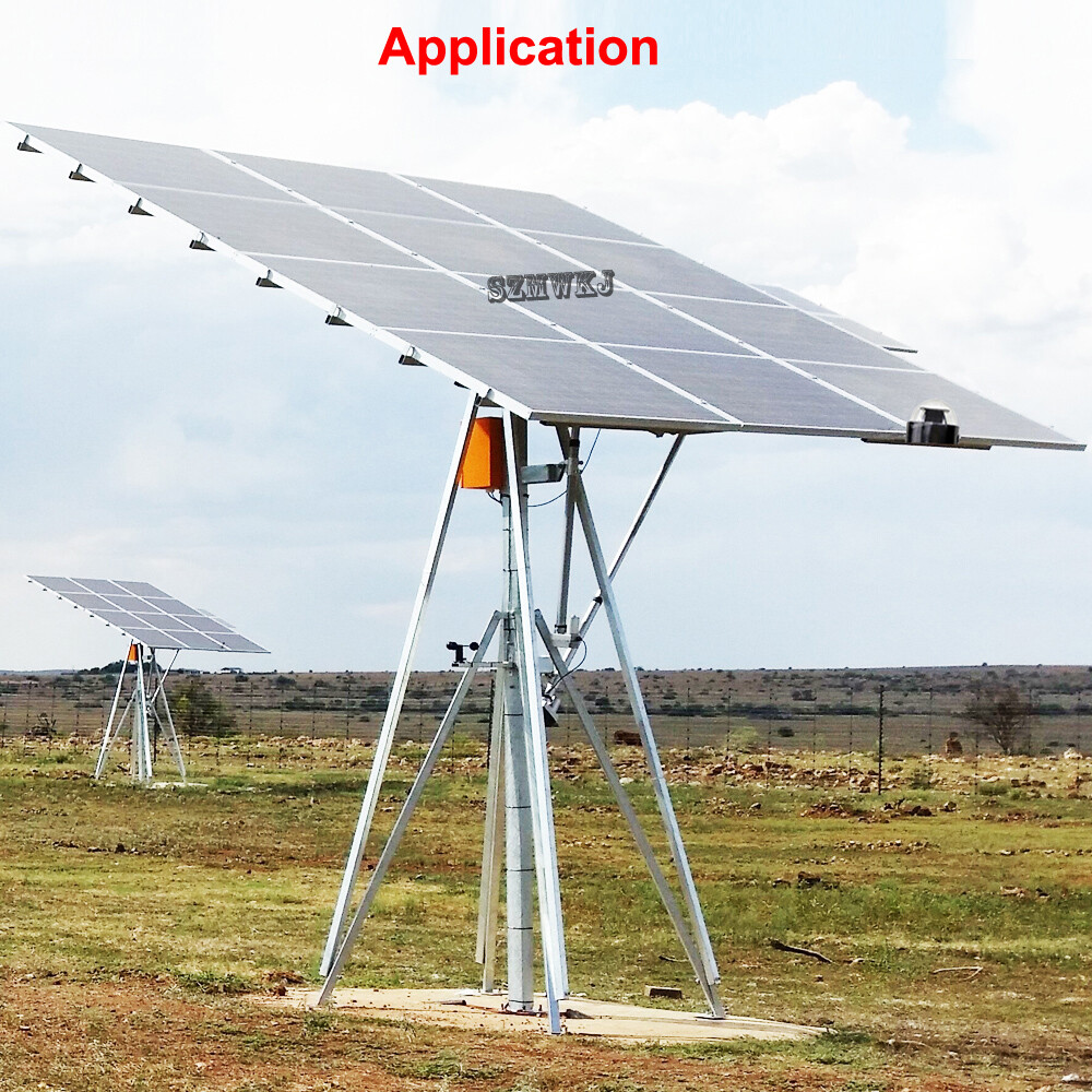 LCD Dual Axis Solar Tracking Tracker Kit W/ 18″ Linear Actuator W/ Anemometer DO