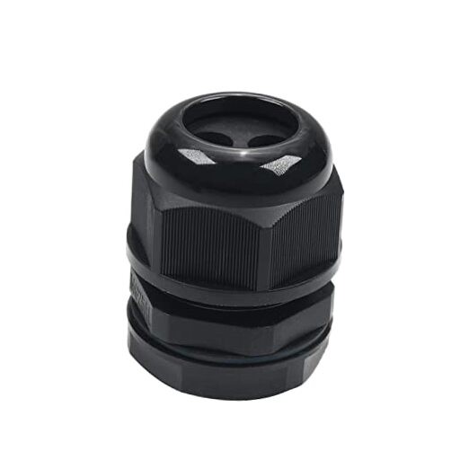 M25 Cable Gland 2 Holes Nylon Cable Glands Waterproof IP68 4-8/0.16-0.31 2Hole