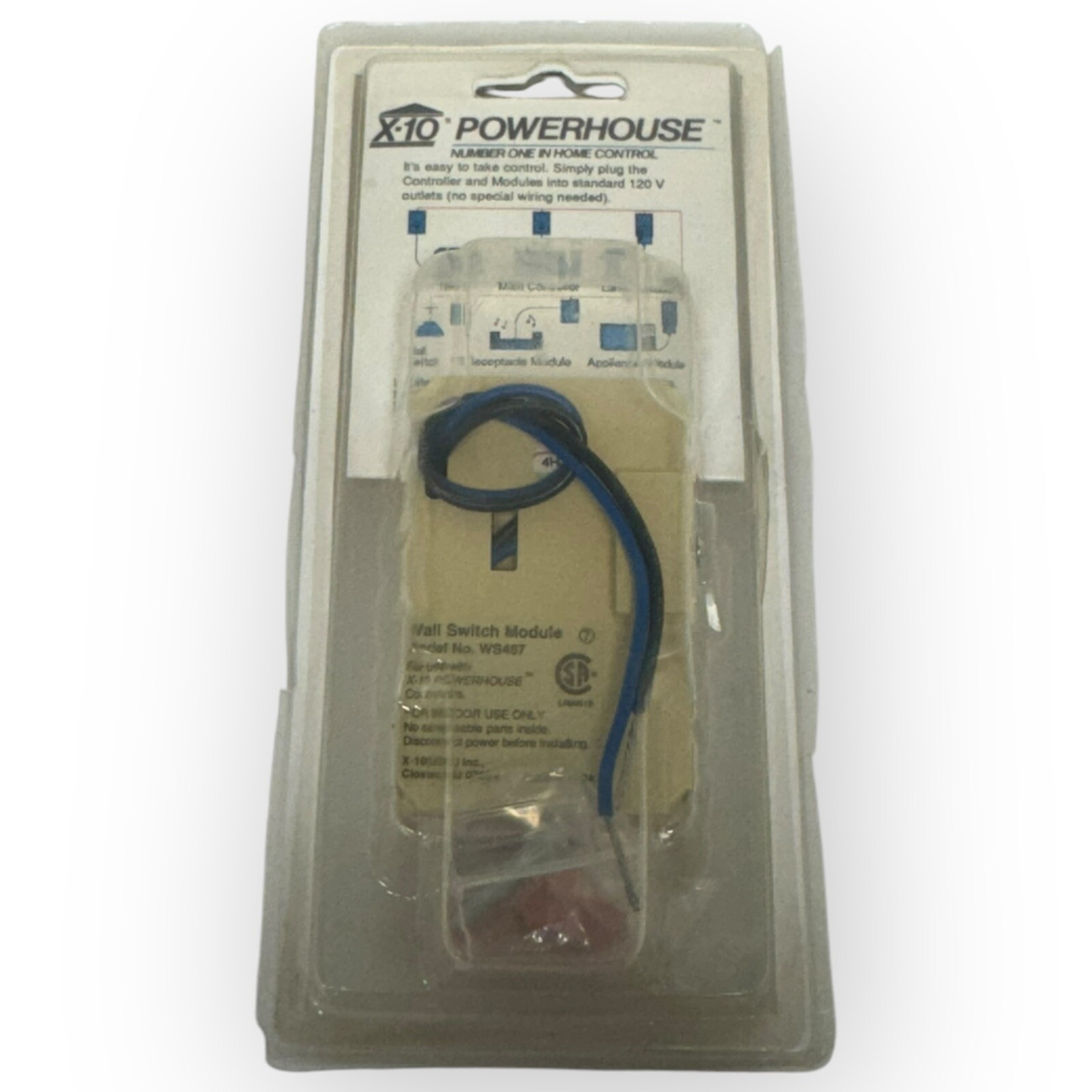 X-10 Powerhouse Remote Dimmer WS467 – White New In Package New In Package