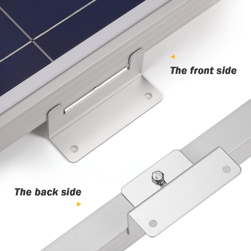 Corrosion-Resistant Z Brackets – 8 Units for Solar Panels on Irregular Surfaces