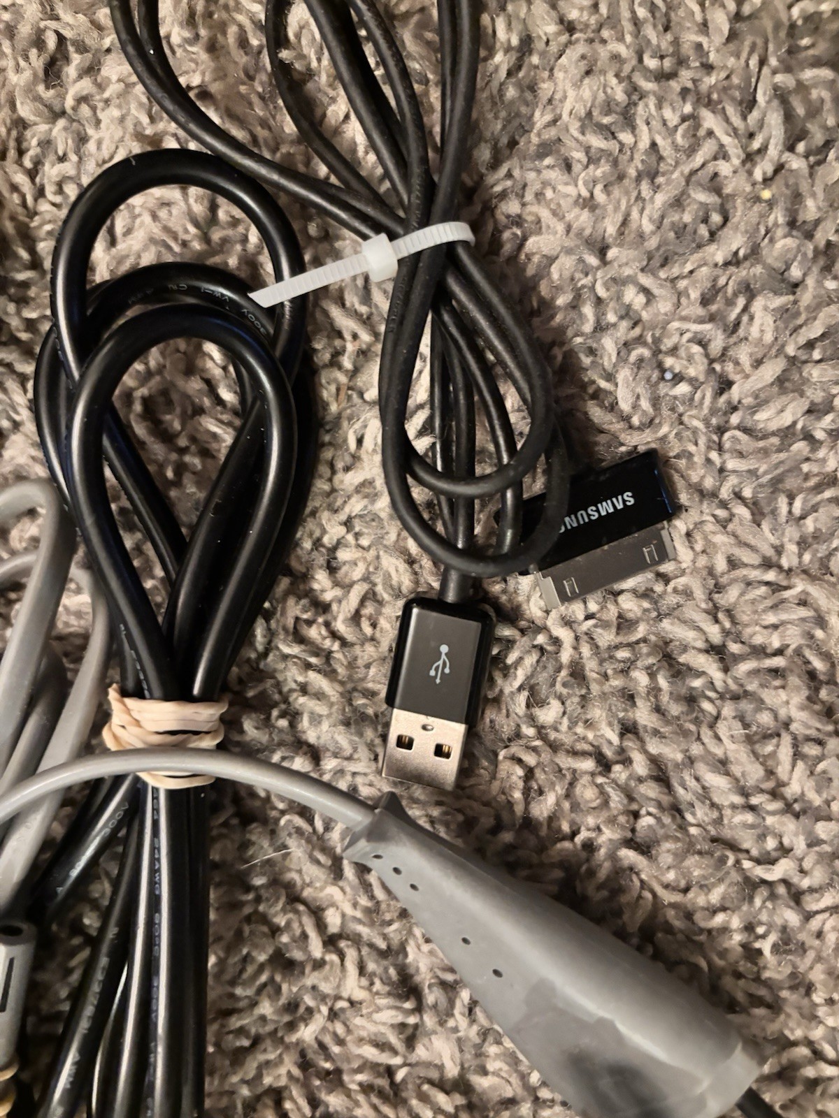 Laptop power Adapters AC Power Cords HDMI RCA Ethernet Cables Coaxial Cables LOT