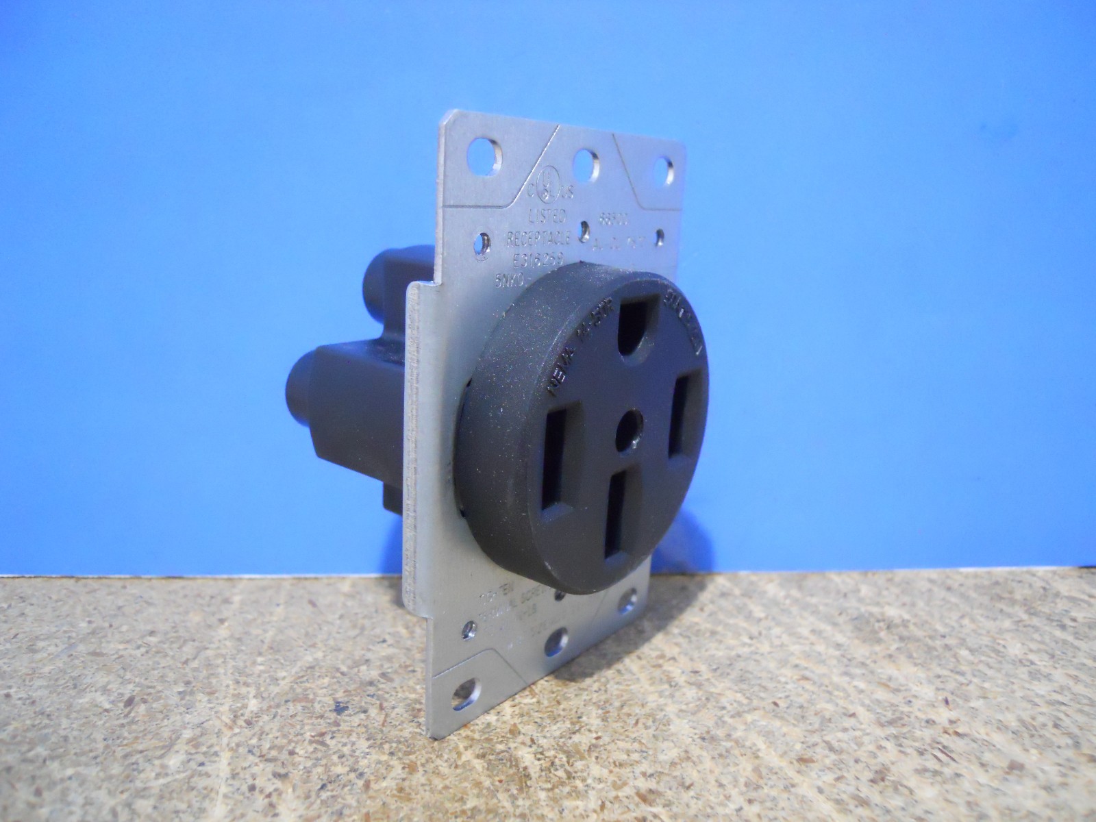 NEMA 14-50R 50 Amp EV Charging Outlet Single Receptacle 125V/250V UL Listed
