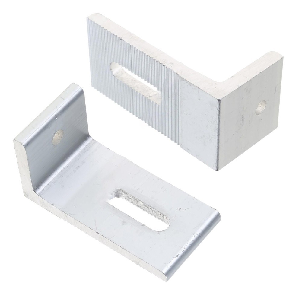 L Foot Solar Mount, Aluminum Alloy Photovoltaic Panel Mounting Bracket New