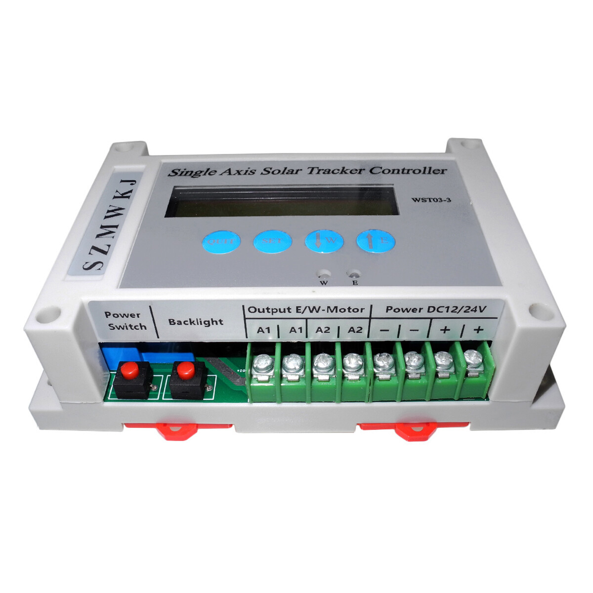 DC 12V/24V Electronic Single Axis Solar Sun Track Tracker Controller +Anemometer