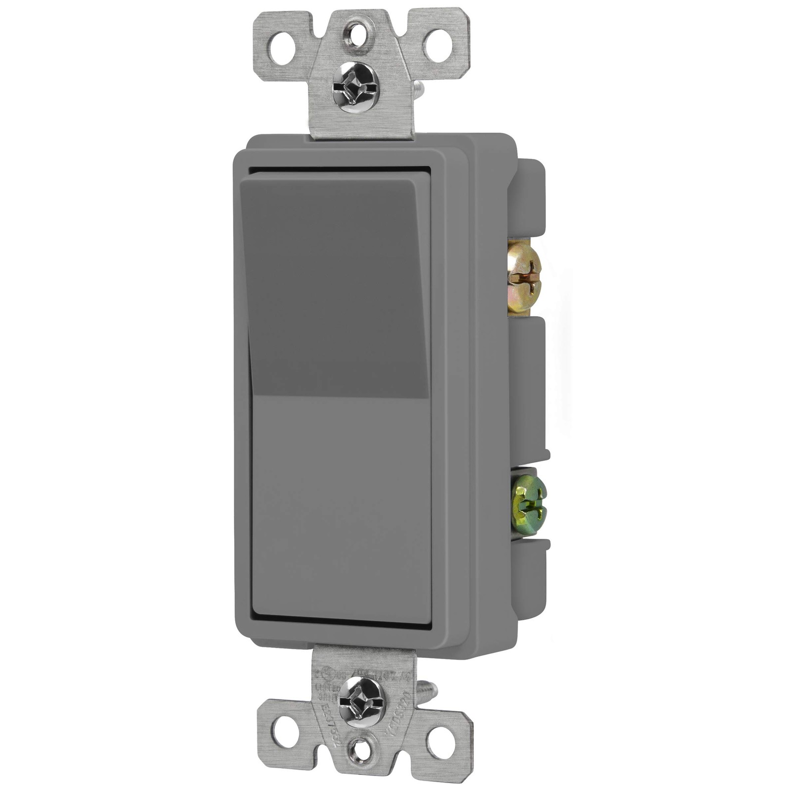 Enerlites 3-Way Decorator Paddle Rocker Light Switch Single Pole Or Three Way 3