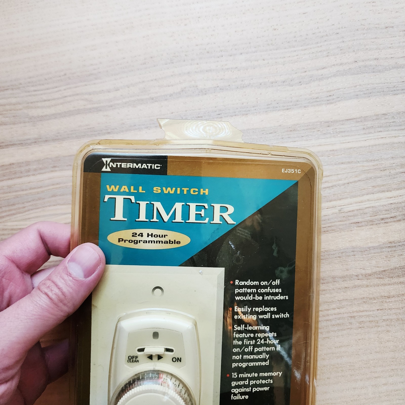 Intermatic Wall Switch Timer (EJ351C) 24 Hour Programmable White – READ DESC