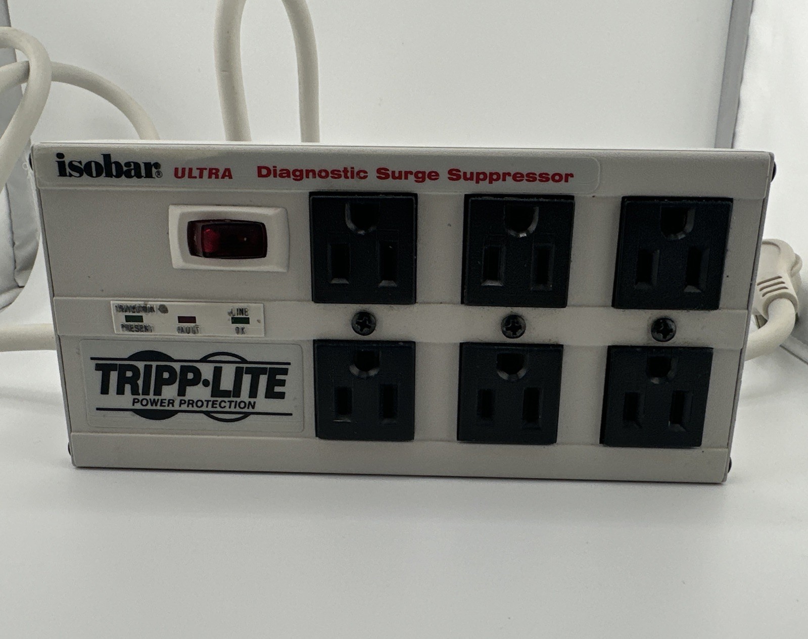Tripp Lite, Isobar Ultra 6 Outlet 120V Diagnostic Surge Protector 6ft.
