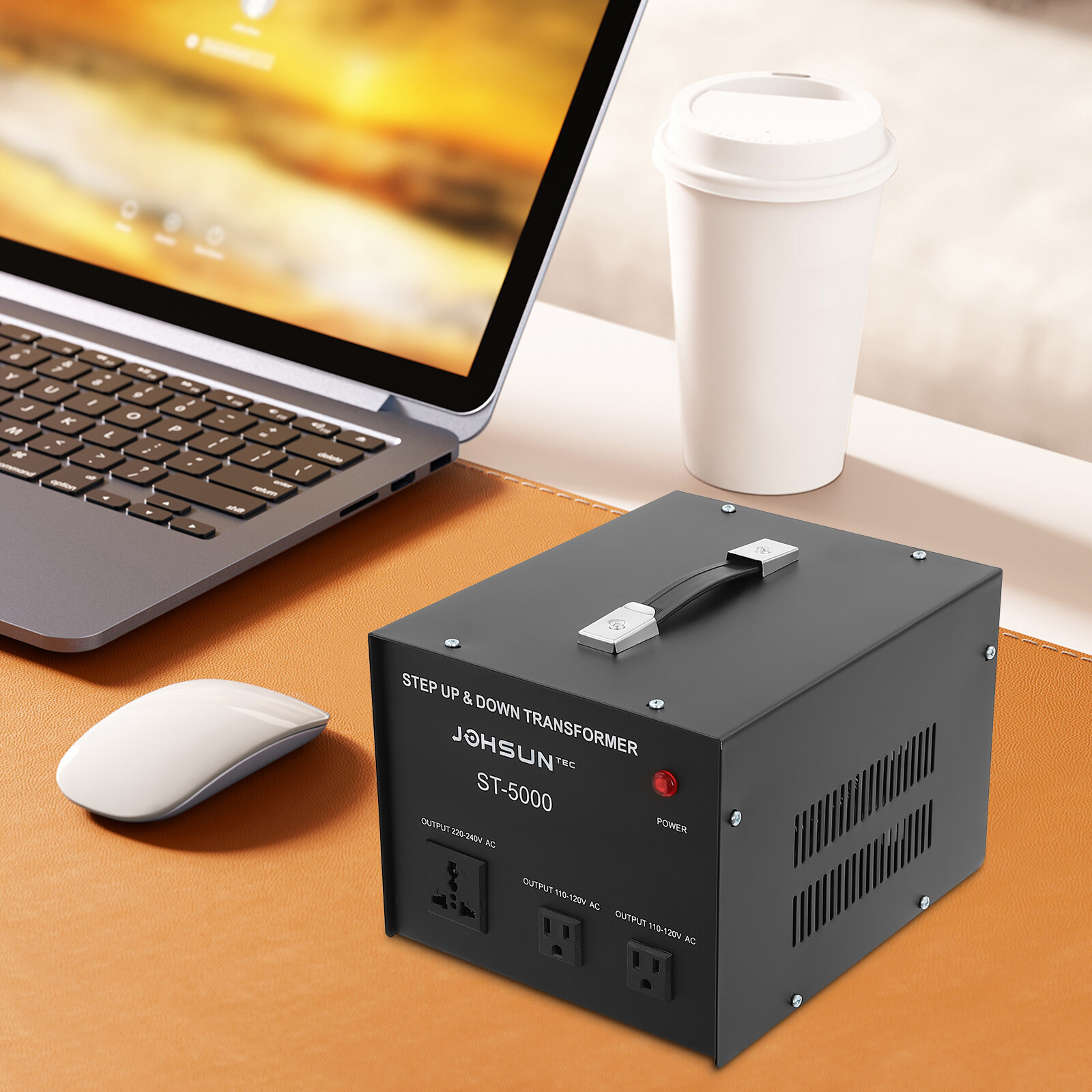 ST-5000 Up to 5000W step up/down voltage transformers 110V-120V/220V-240V Home