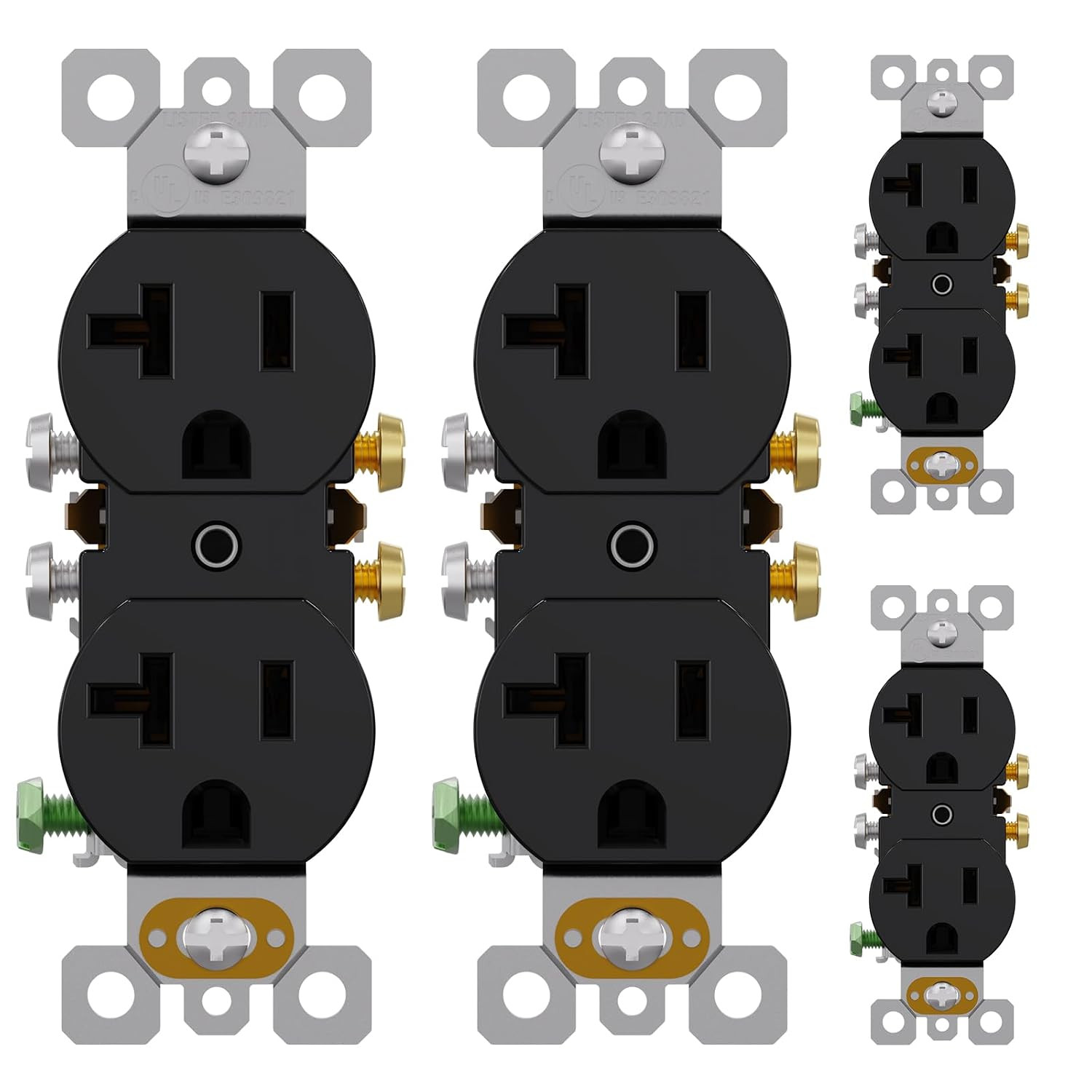 20 Amps Outlets Duplex Electrical Receptacle Outlets, Electrical Outlet, 20Amp 1
