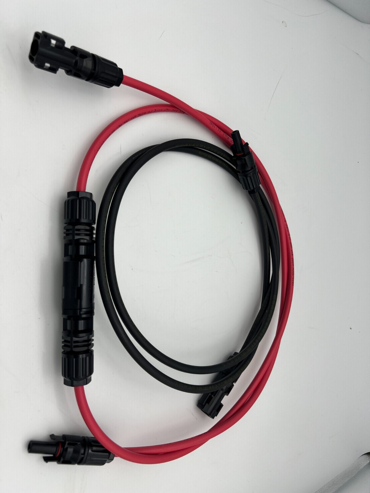 Pair 10AWG or 12AWG with in-line fuse 1000v 15A PV extension cable PC UL listed