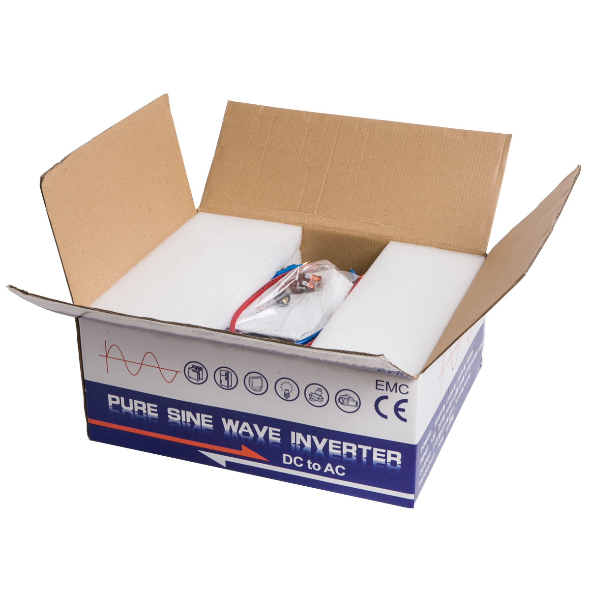 1500W Pure Sine Wave Inverter 12V DC to AC 120V Powe Converter Off Grid Car RV