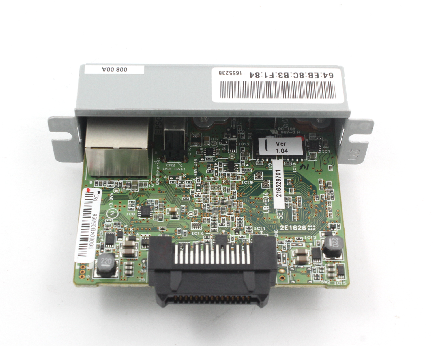 US Epson UB-E04 Ethernet Interface C32C824541 With USB TM-U220PB T81 U288 T88IV
