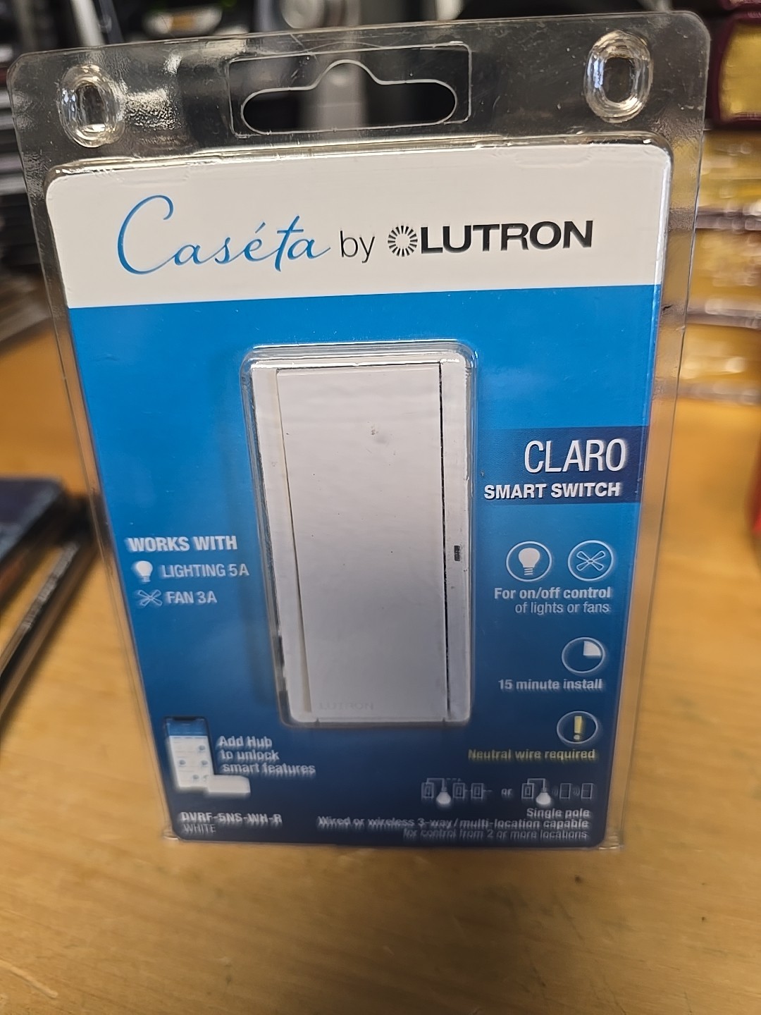 10 Lutron Claro Smart Switch New Sealed Mint