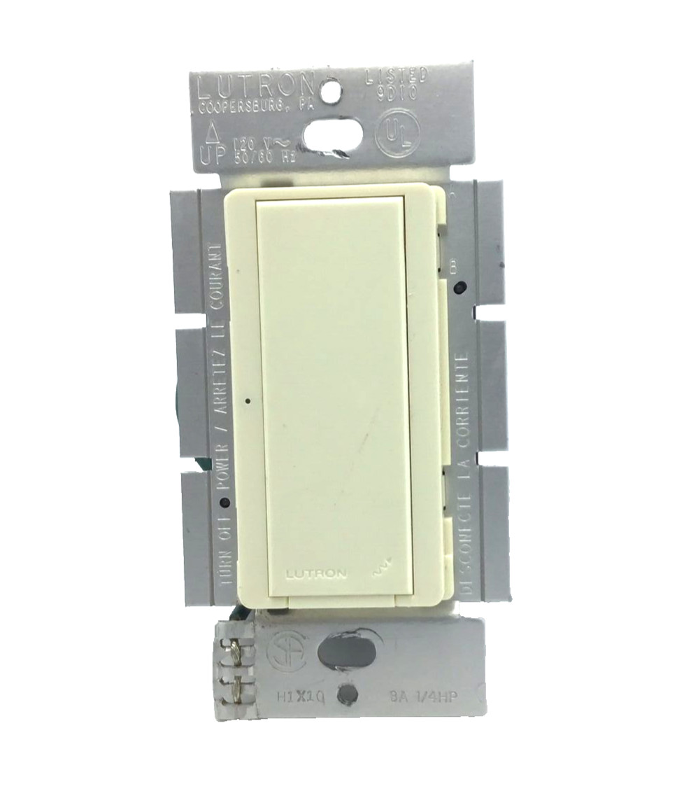 Lutron HRD-8ANS HomeWorks RF Maestro Electronic Switch (Light Almond)