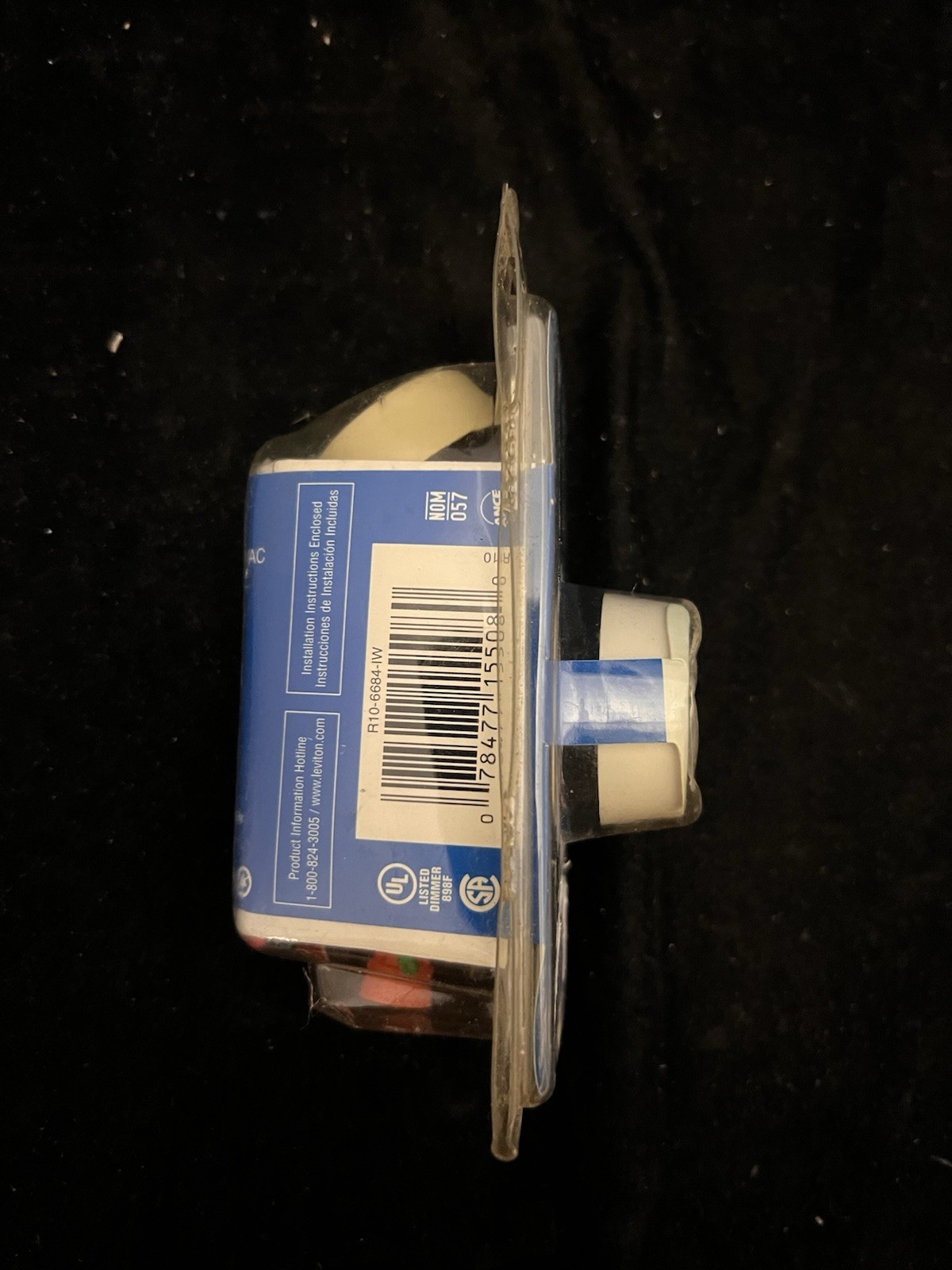 Leviton White Ivory Lighted Push Dimmer Single Pole or 3-Way – NEW – rf filter