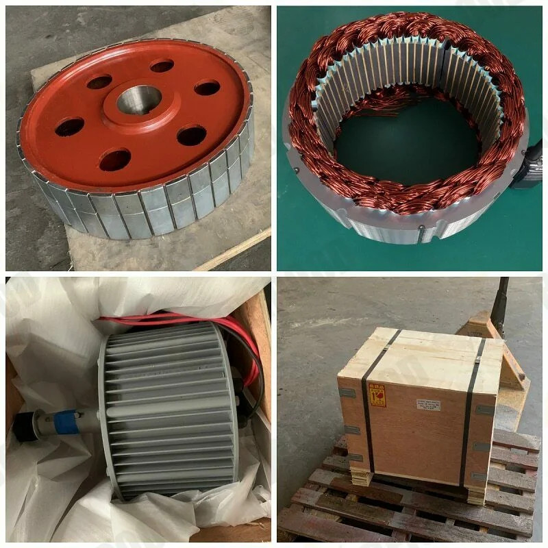 Generator System 1000-5000W 50HZ 12V-380V Gearless Permanent Magnet Generator