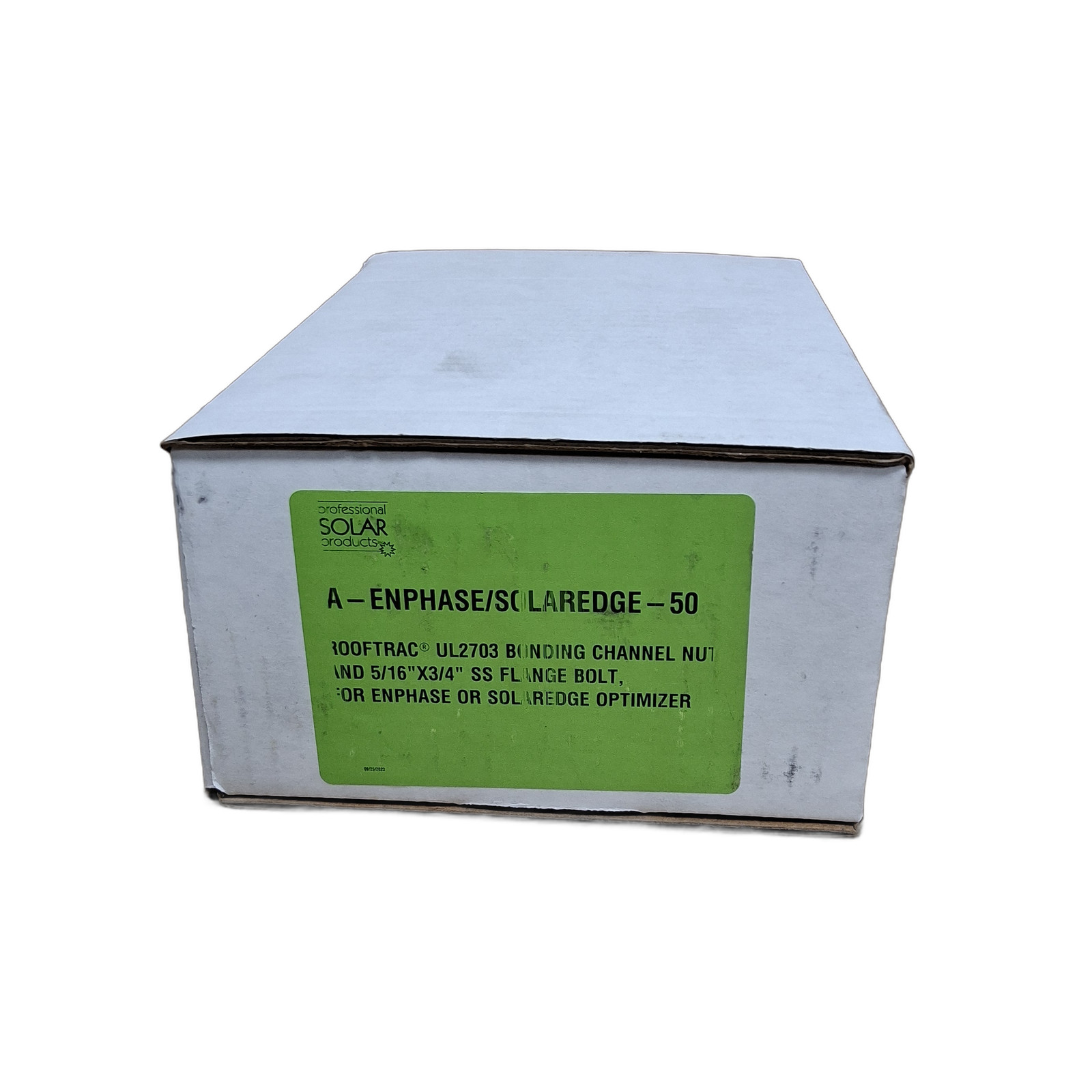 ProSolar RoofTrac Box of 50 Channel Nut 5/16 Flange Bolt Enphase SolarEdge UL270