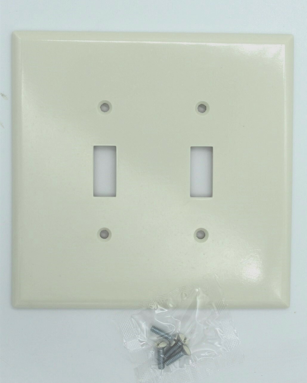 2 Gang Switch Toggle Wall Plates Cover Almond JUMBO 40 PACK Eaton/Cooper 2149A