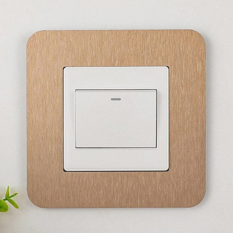 Light Switch Surround Socket Plug Finger Cover Hygienic Plate Single Double