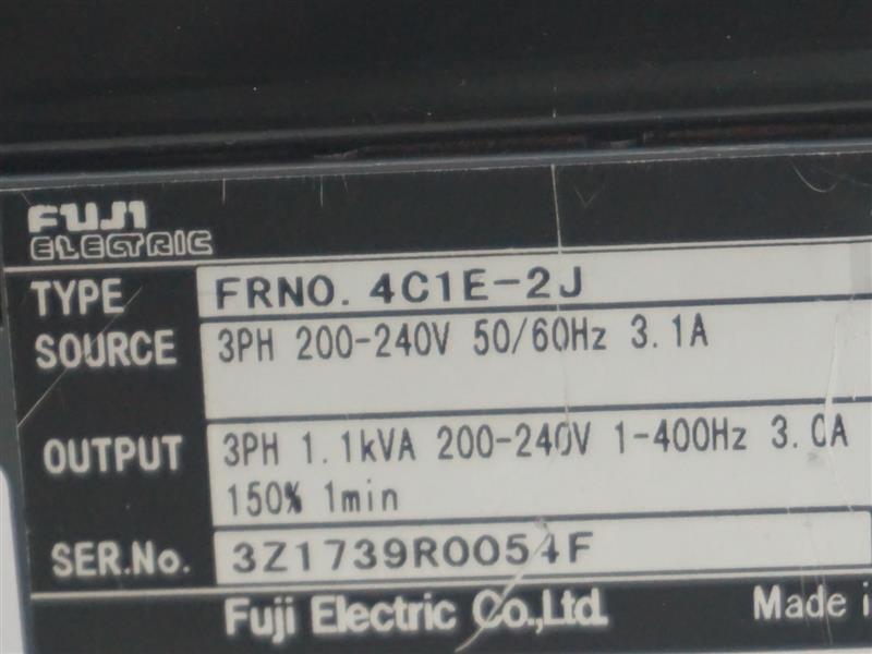 Fuji Electric FRN0.4C1E-2J FRN04C1E2J Frenic-Mini Inverter w/ Missing Cover