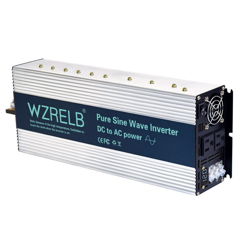 3500W 36V Pure Sine Wave Inverter Home Camp Motor Car Truck Solar Power System