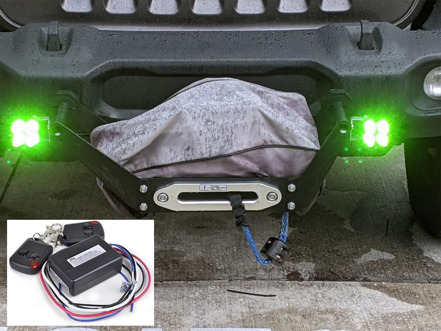 RM02 12V 15A Wireless Relay Switch Kit with 2 Remote Controls, Long Range RF Rec
