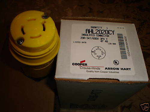 AHL2020CY L20-20C locking connector L2020C insulated