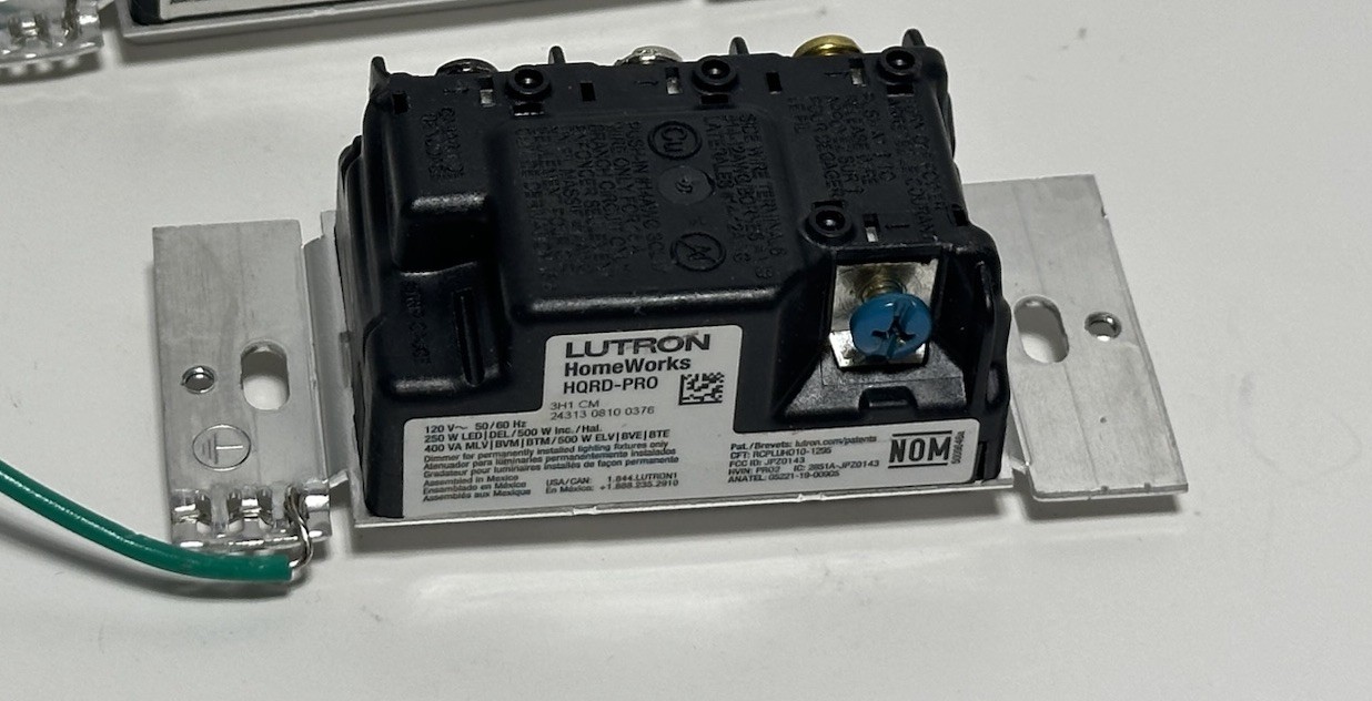 Lutron Homeworks HQRD-PRO-WH Wireless Dimmer WHITE -( PRICE FOR EACH )-FREE SHIP