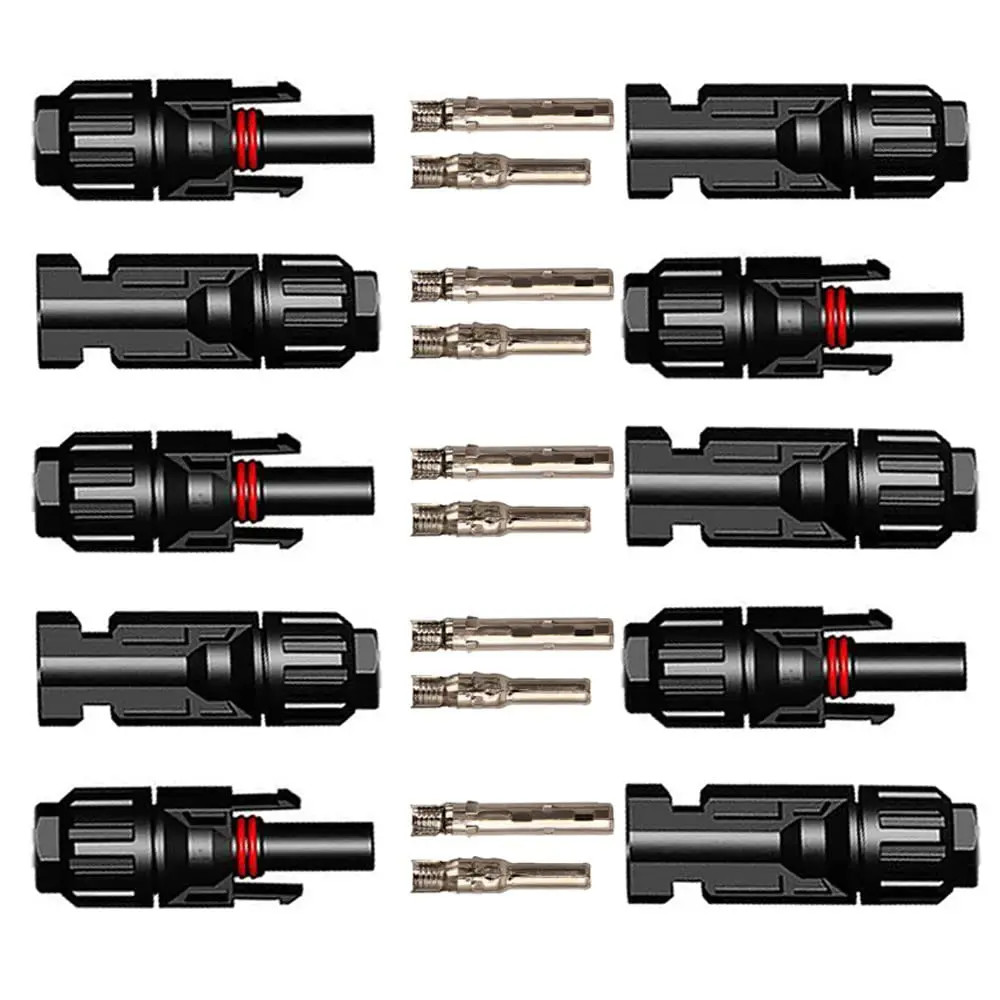 5 Pairs/Lot Solar Connectors with 2Pcs Spanner Waterproof Solar Panel Connector
