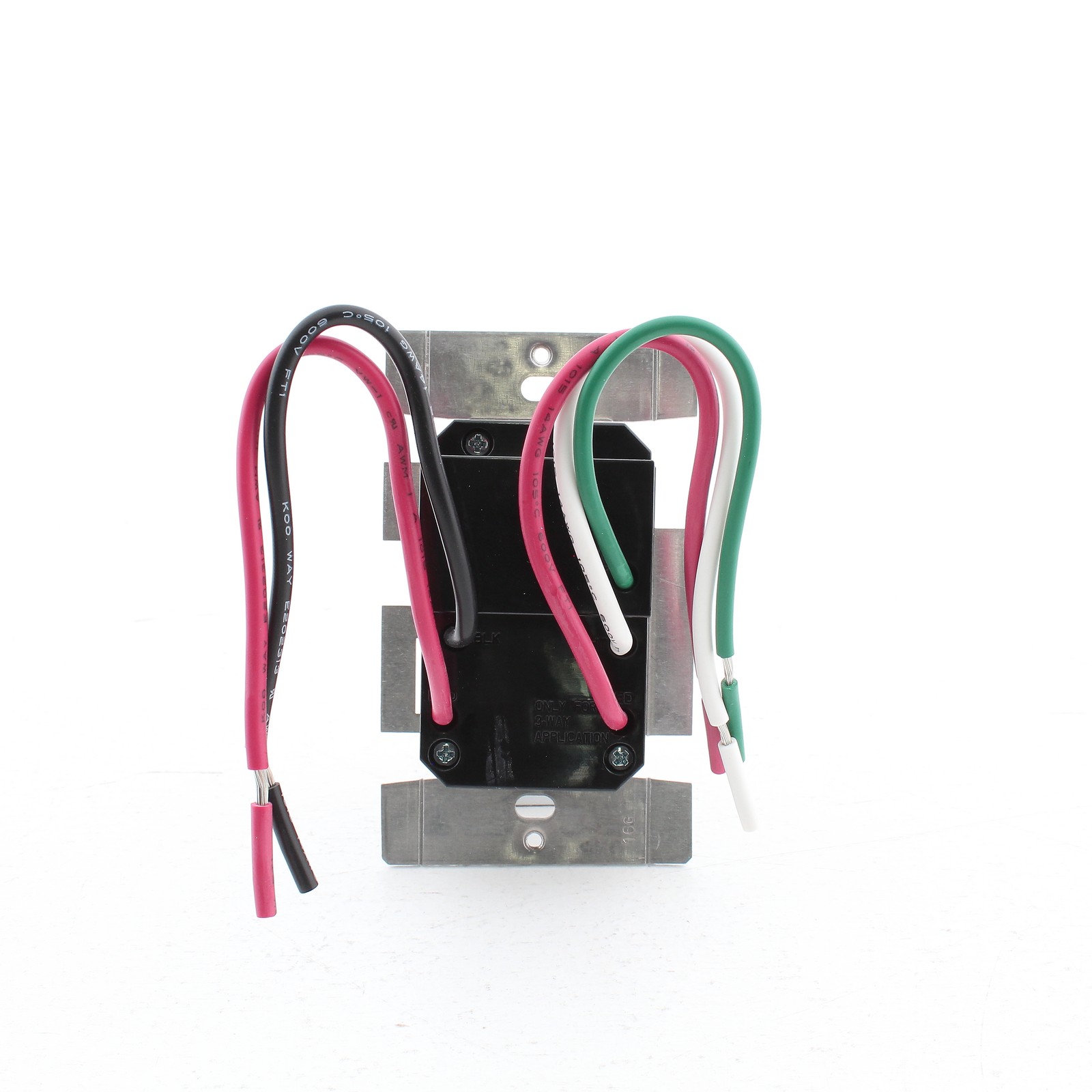 Eaton Black Universal Slide Dimmer 120/277V LED CFL ELV INC HAL FLR SUF7-BK