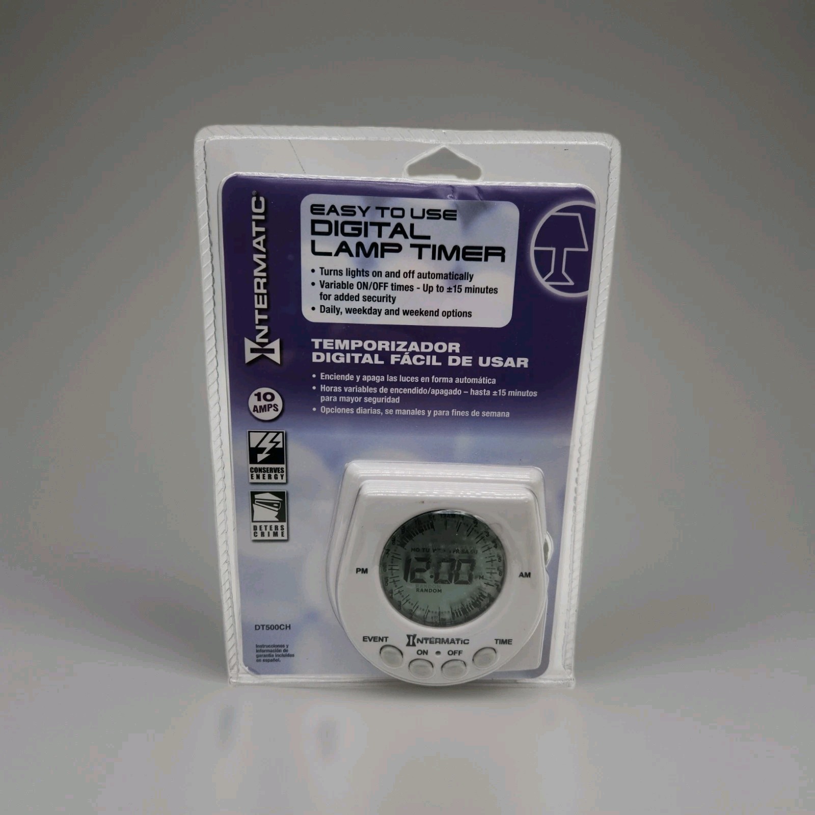 Intermatic DT500CH Digital Lamp Timer Self-Adjust NEW SEALED 👀FAST SHIPPING