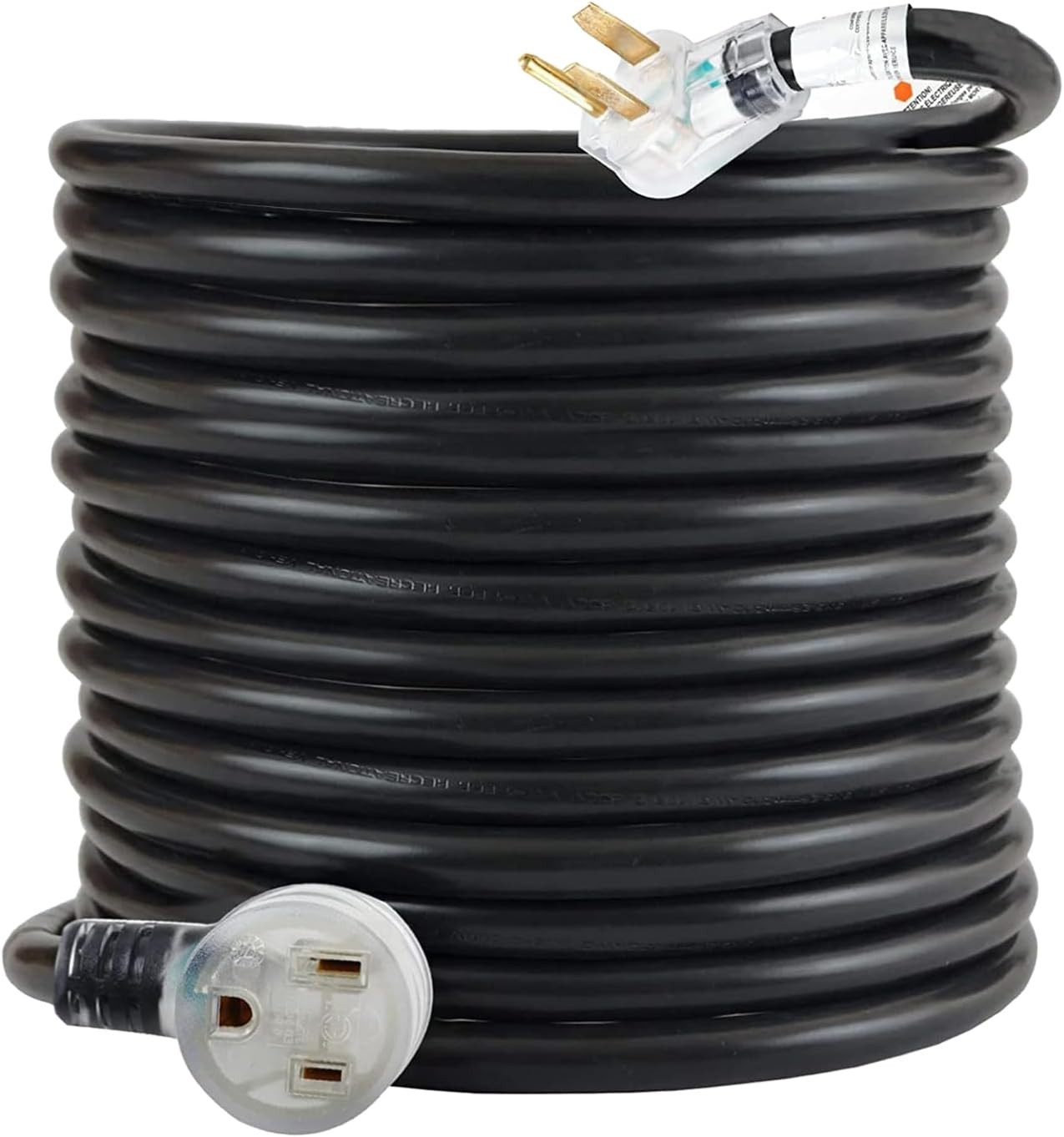50FT 220V 40AMP Welder Extension Cord, 8 Gauge Heavy Duty Industrial NEMA 6-50 W