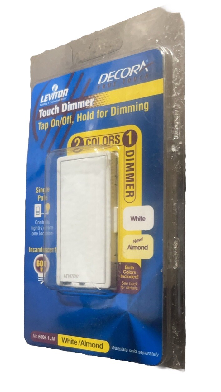 🔥1 Unit ~ Leviton Decora True Touch 6606-1LM Preset Touch Dimmer Switch 600W🔥