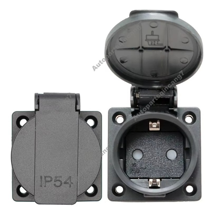 Germany Industrial Wall Socket IP54 Waterproof Schuko Power Socket 16A 250V