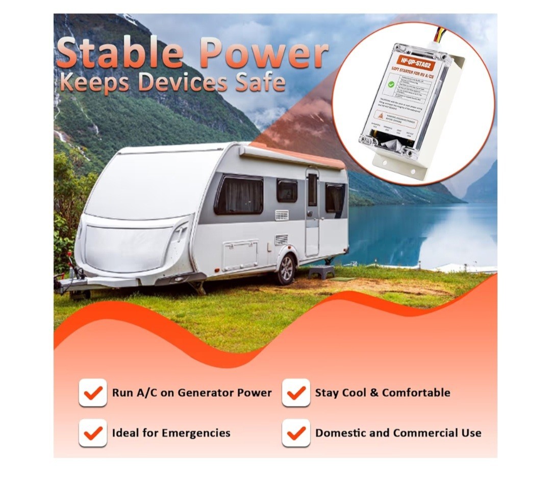 Soft Start for RV Air Conditioner, Upgraded HVAC RV AC Soft Start Kit for RV,