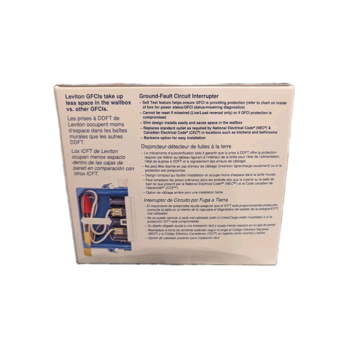 12pc Leviton (GFNT1-3W) 15A 120V Receptacle