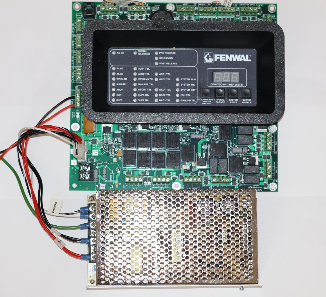 Fenwal 732 Fire Protection Controlboard 3.2A 240VAC 30-732001-201 plus p/s