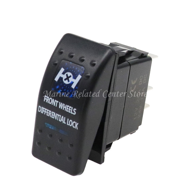 12V Rocker Toggle Switch Blue Red Led For ARB Carling Style LED Car Boat ATV UTV