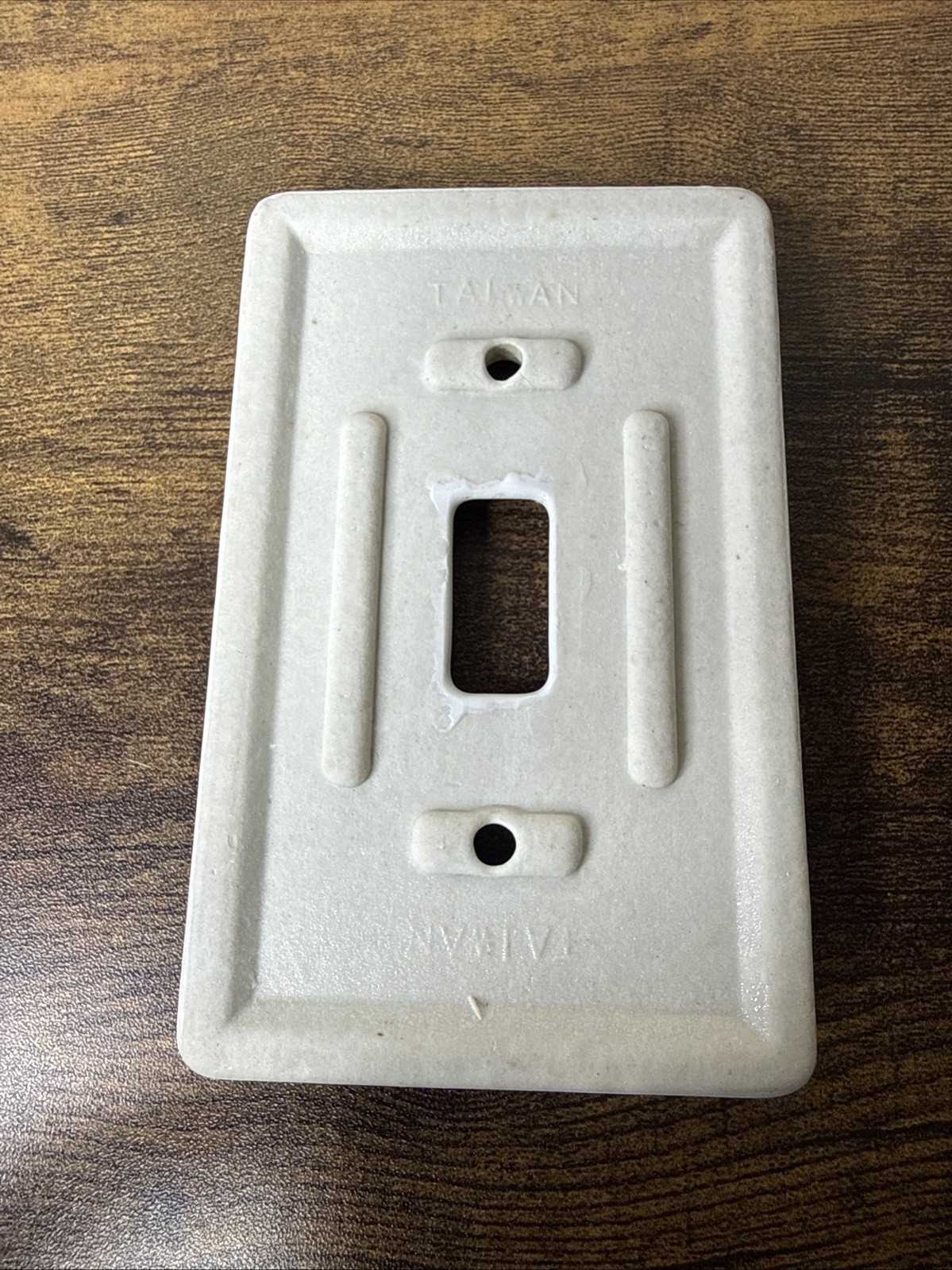AmerTac Ceramic Single,Double Switch & outlet Cover Plates 1980’s Blue & White