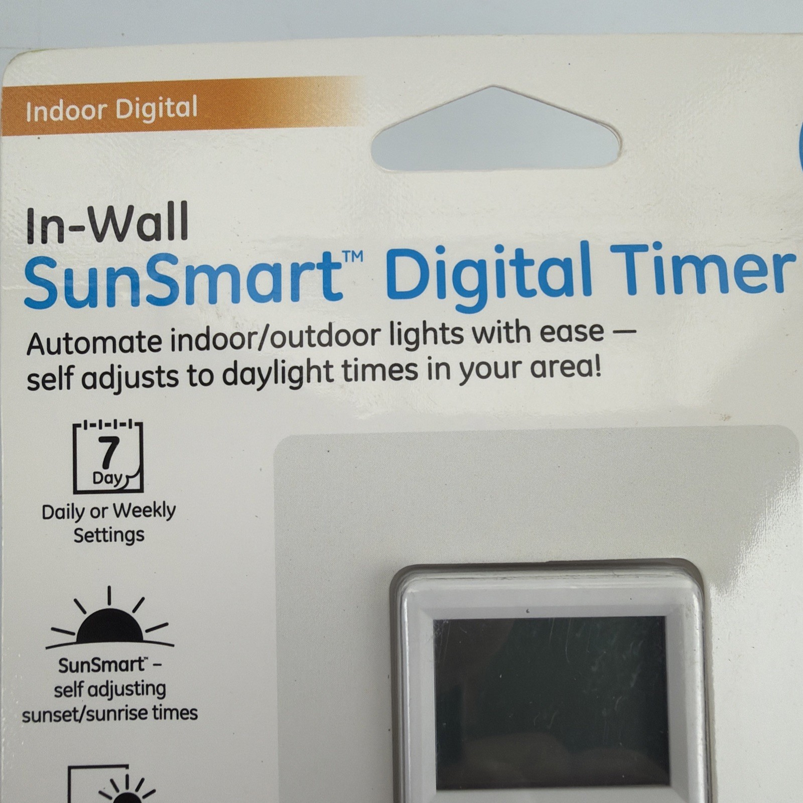 GE SunSmart In-Wall Digital Timer Switch 32787 Programmable Light Timer